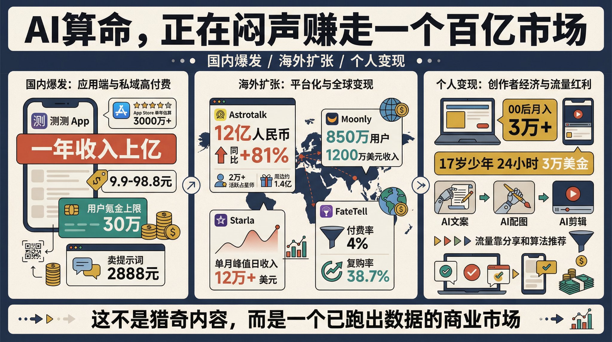 AI算命,闷声发大财!不看错过一个百亿市场(内含提示词) 配图 1