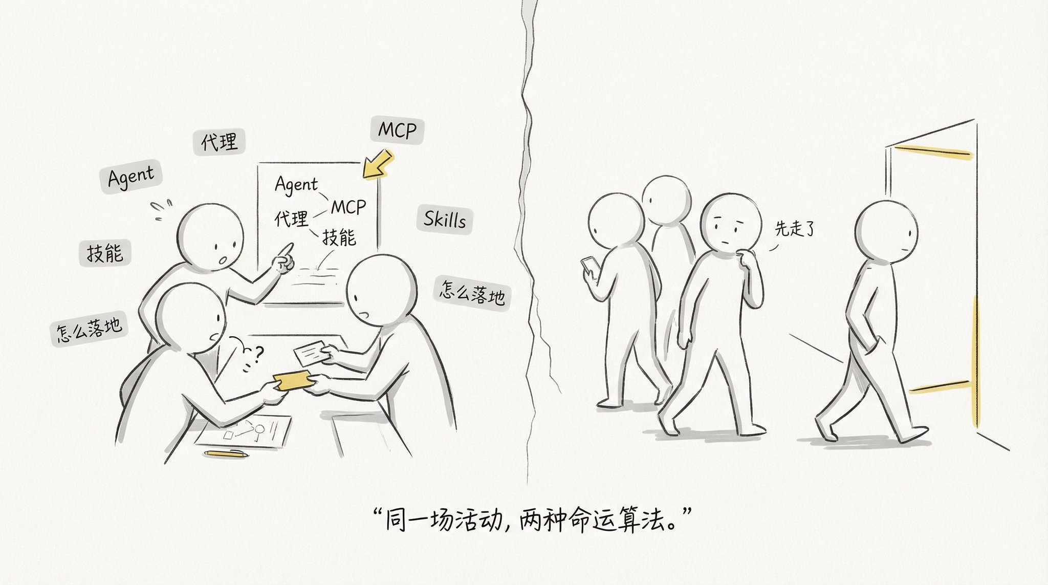 AI 时代的魔幻现实:老板向左,员工向右,一个用了求生,一个用了找死 配图 1