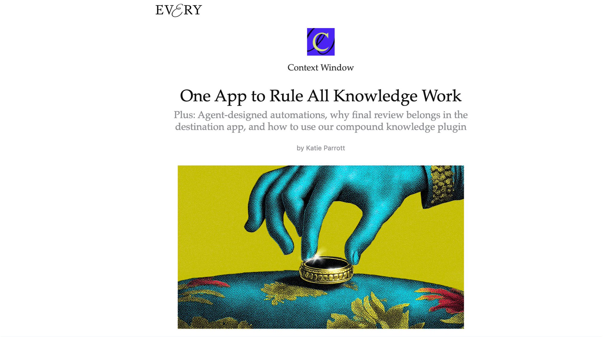AI coding app and knowledge workflow reference
