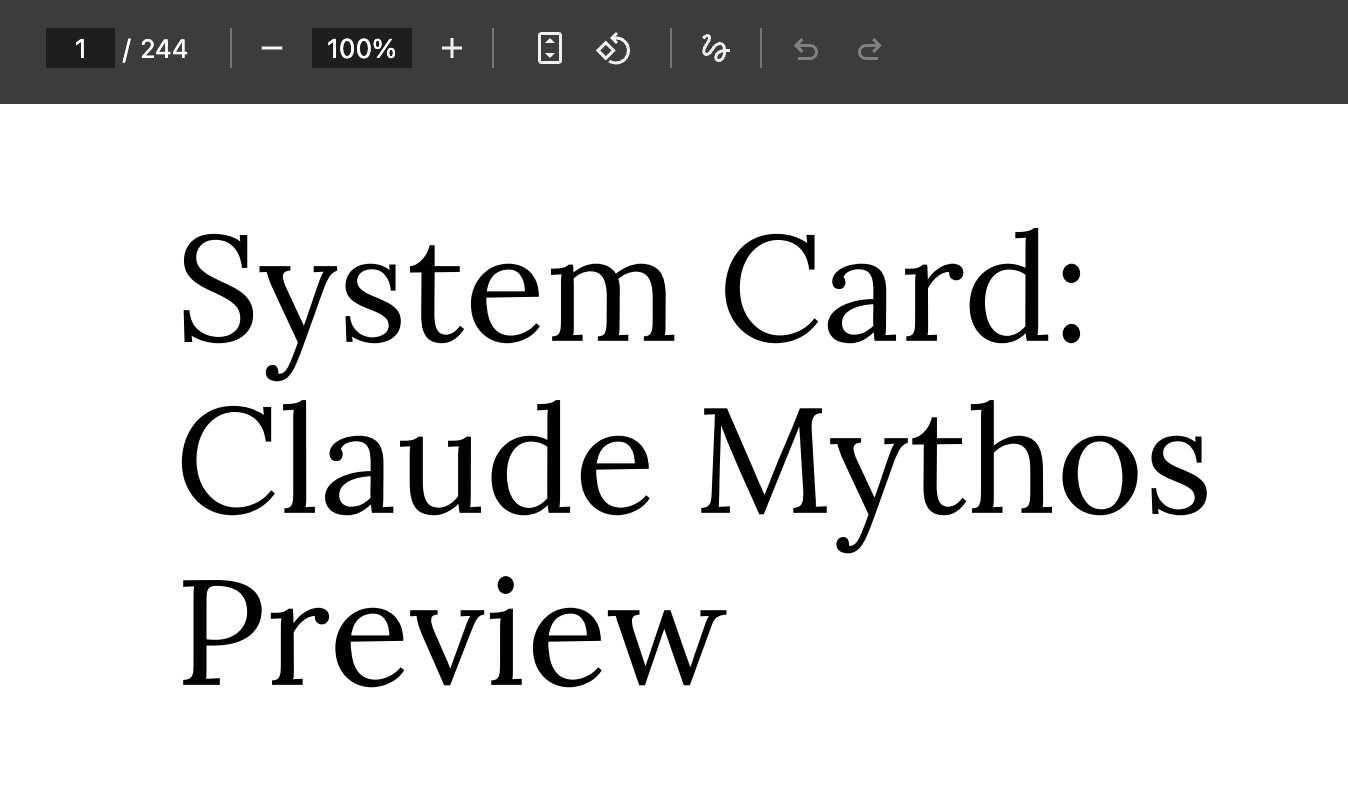 Claude Mythos 为什么不敢公开发布?下面是详细解释 配图 1