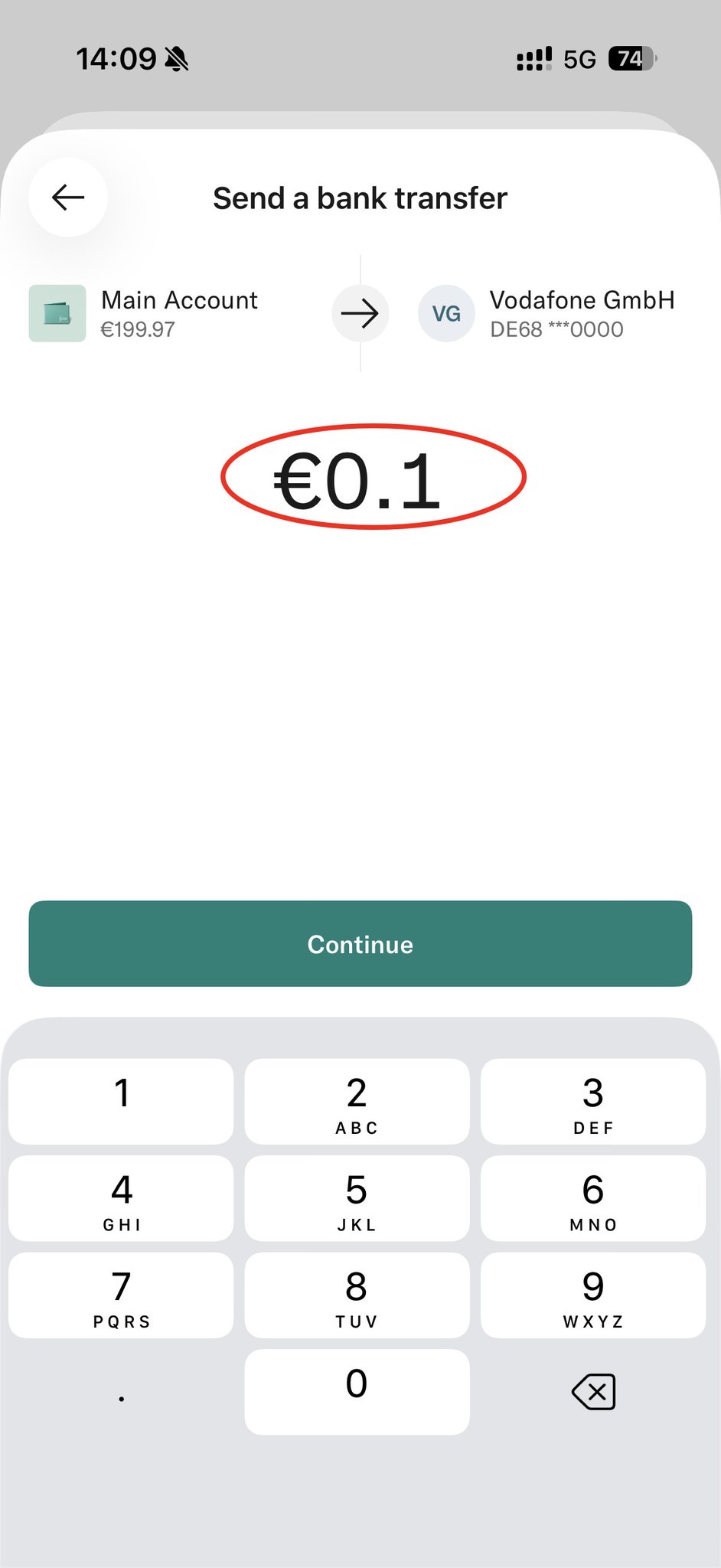 实操教程 | 德国 Vodafone eSIM 通过N26实现低成本自动保号,每年仅需0.12欧元 配图 5
