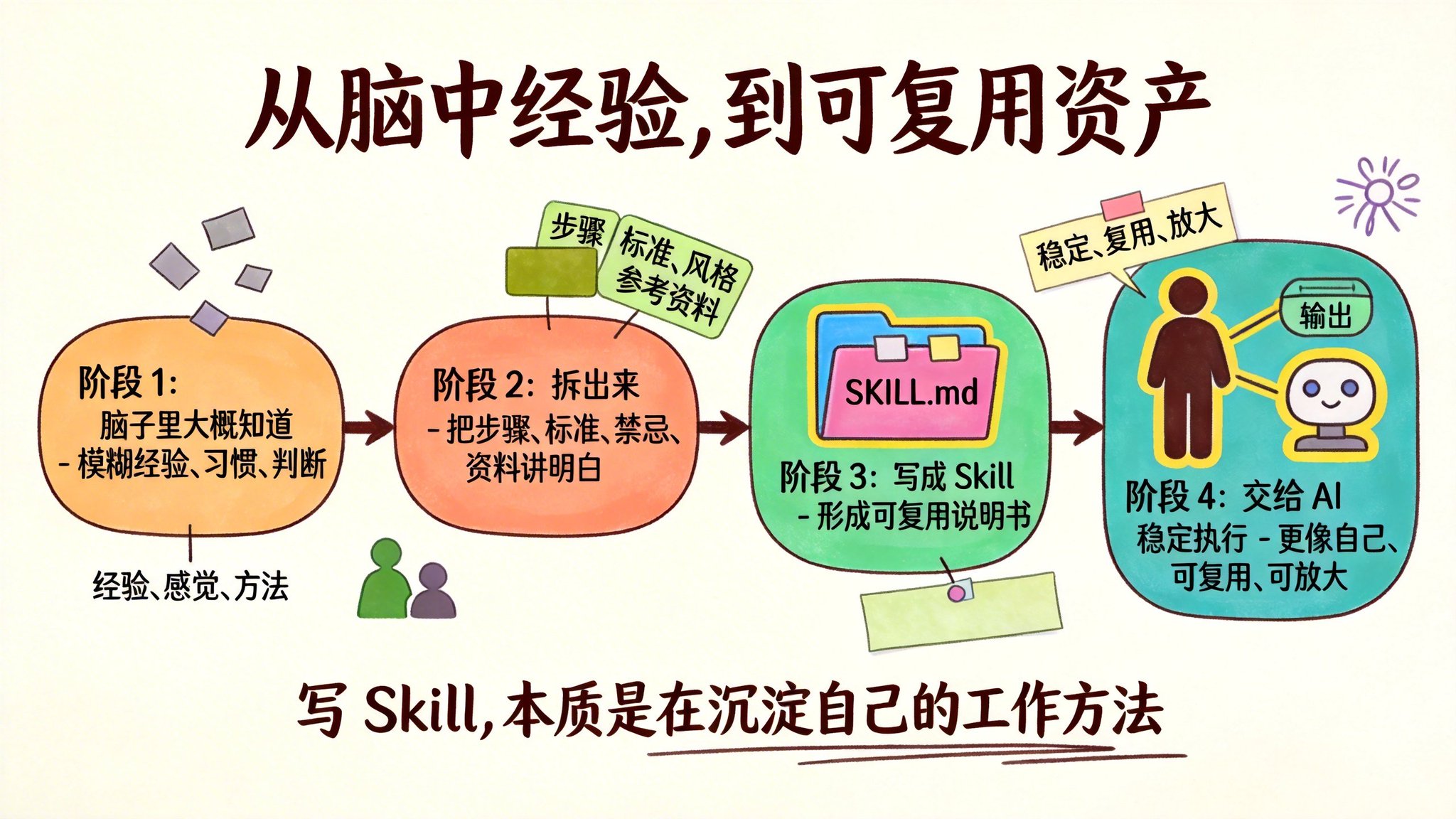 别再迷信所谓的神级提示词了,写好一个 Skill,比 100 条提示词更值钱! 配图 4