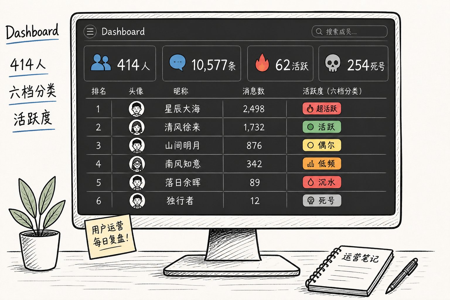 开源一个 Skill,100% 不会被封禁的微信群聊分析工具 配图 4